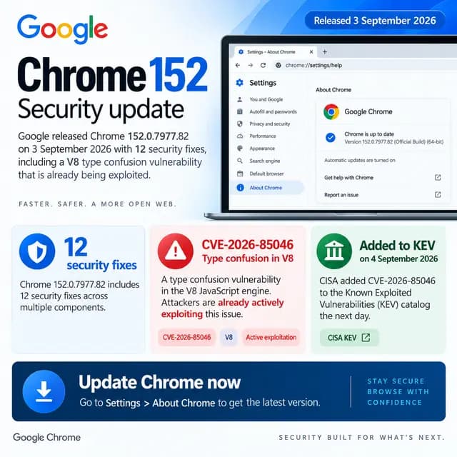Google Chrome browser update screen showing a pending restart
