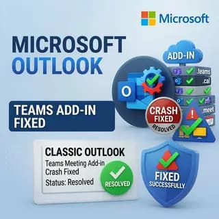 Classic Outlook on Windows prompting to restart in Safe Mode after a crash