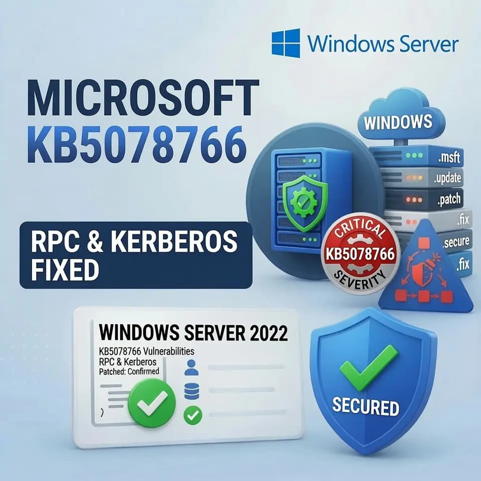 Windows Server 2022 update screen showing security patch installation