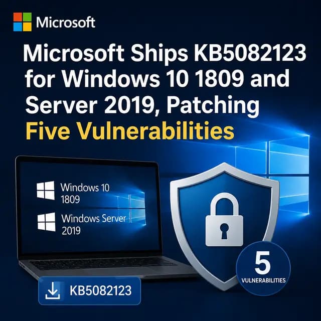 Windows Update screen showing a cumulative security update being installed