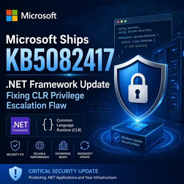 Windows Update screen showing a .NET Framework cumulative update pending a system restart