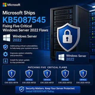 Windows Server 2022 update installation screen showing security patch progress
