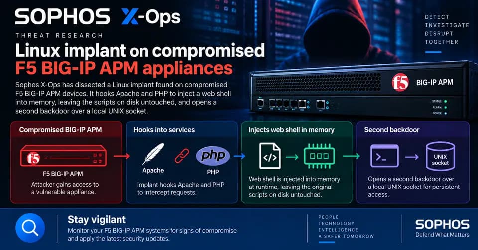 F5 BIG-IP appliances in a data center rack