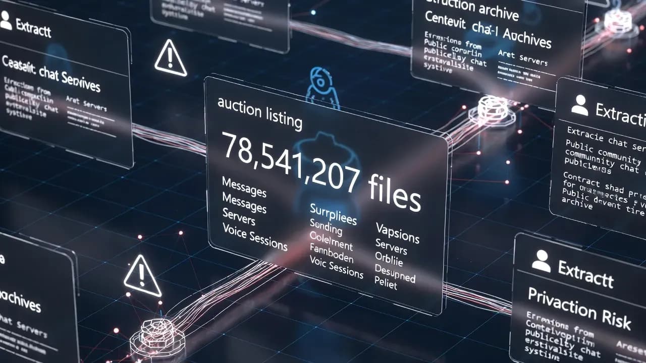 Discord "Breach" Claim Looks Like Mass Scraping: HawkSec Auctions 78,541,207-File Dataset From Public Servers