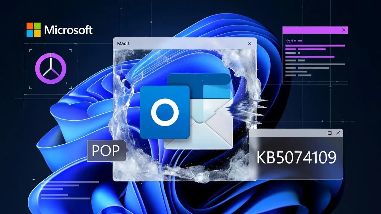 Microsoft confirms KB5074109 issue that freezes classic Outlook for POP accounts on Windows 11