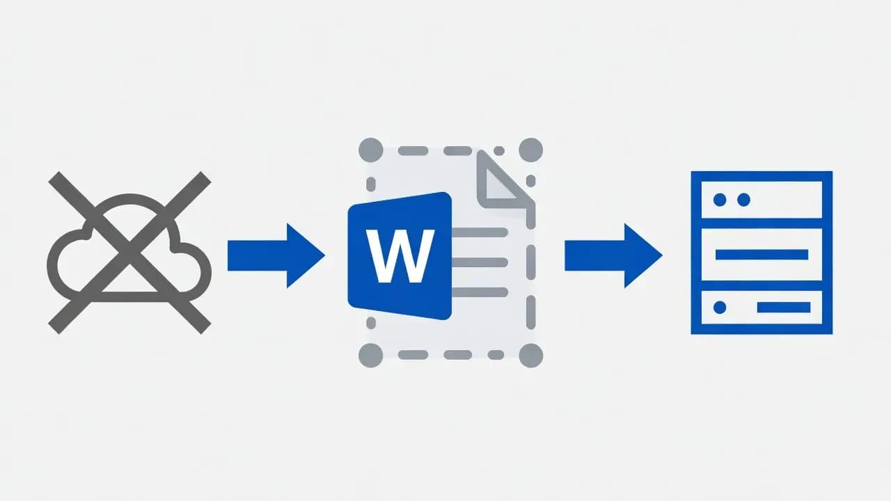 How to Save Microsoft Word Documents Locally by Default Instead of OneDrive