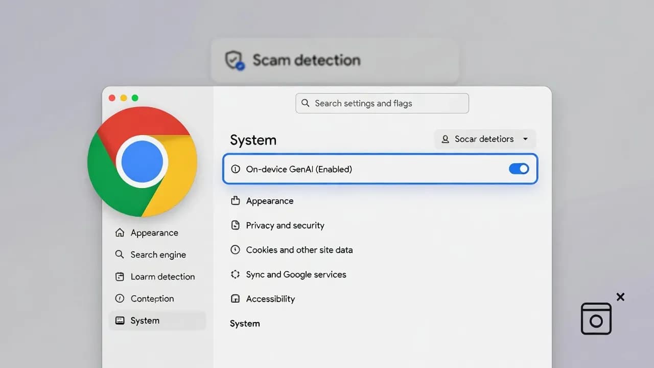 Google Chrome Adds a Toggle to Disable On-Device GenAI Used for Scam Detection