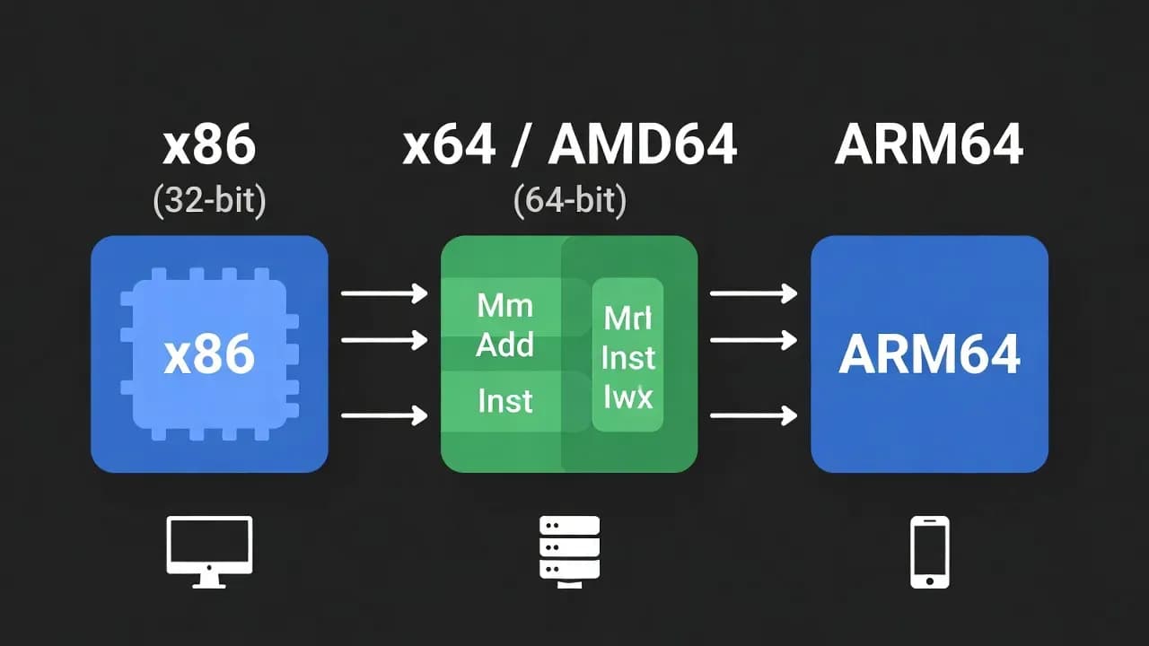 CPU Architectures Explained: x86, x64, ARM64 and Modern Computing