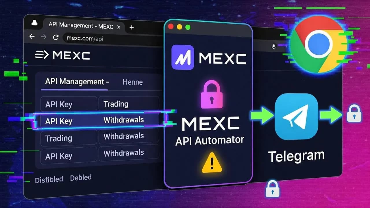 Malicious Chrome Extension "MEXC API Automator" Steals MEXC API Keys and Silently Enables Withdrawals for Account Takeover