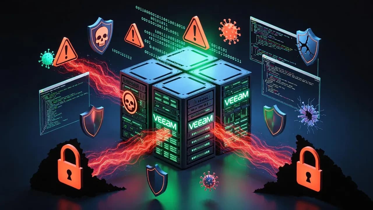 New Veeam Vulnerabilities Expose Backup Servers to RCE Attacks