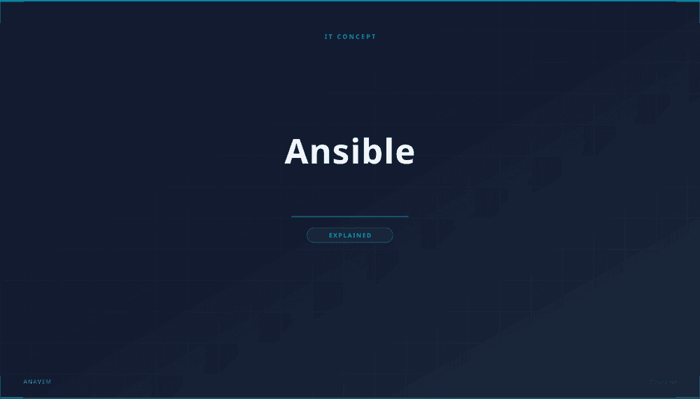 Ansible automation platform visualization showing server management and configuration workflows