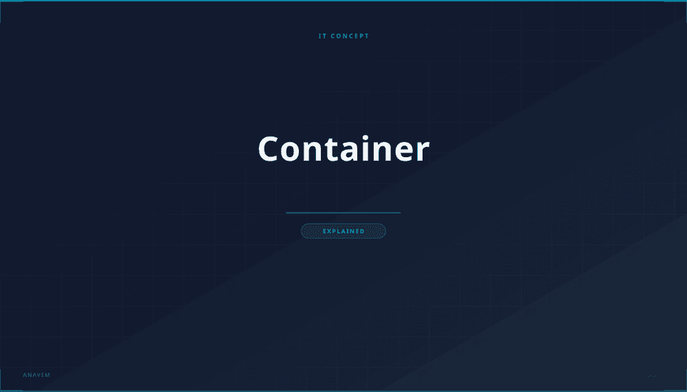 Digital containers representing software containerization technology
