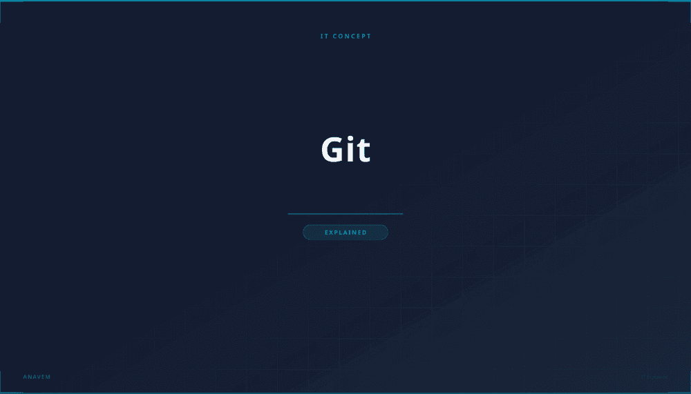 Abstract tree structure representing Git version control branching and merging