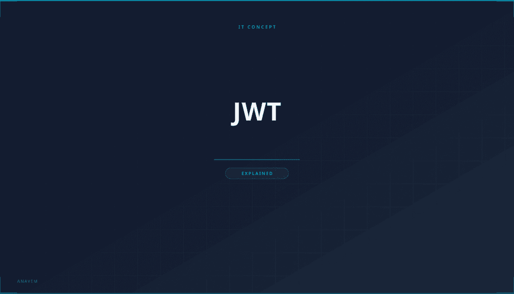 Digital representation of JWT authentication token with security elements