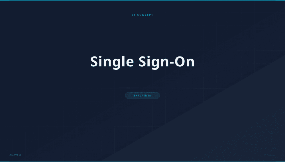 Single key unlocking multiple connected applications representing Single Sign-On concept
