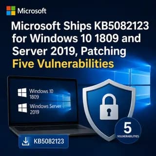 Windows Update screen showing a cumulative security update being installed