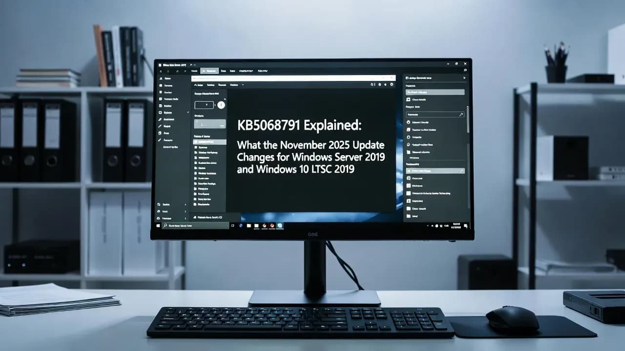 KB5068791 Explained: What the November 2025 Update Changes for Windows Server 2019 and Windows 10 LTSC 2019