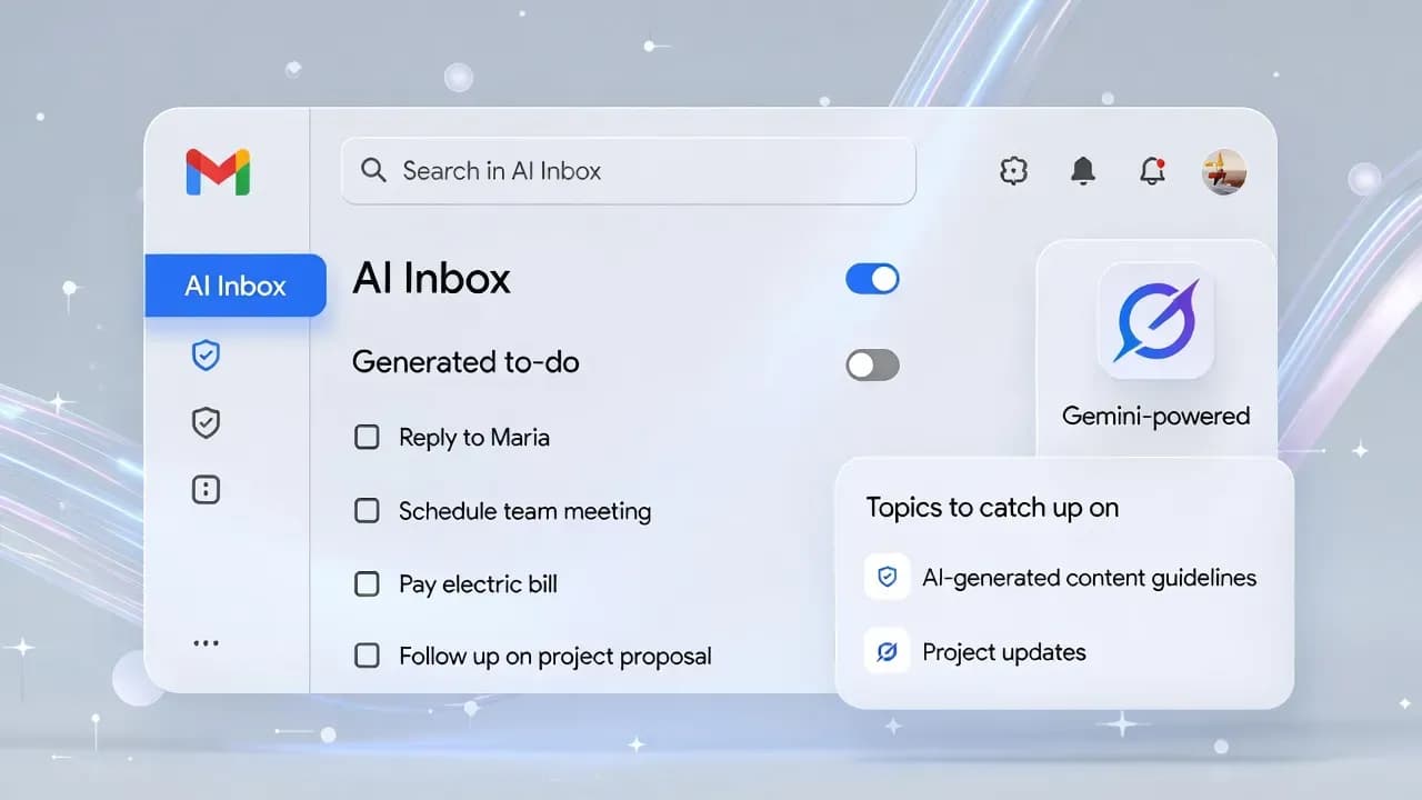Gmail's new "AI Inbox" uses Gemini to surface to-dos, and Google says it won't train on your emails