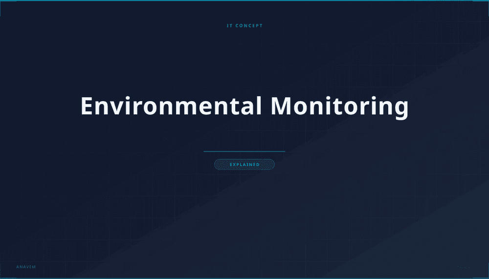 Data center environmental monitoring sensors and displays showing temperature and humidity tracking