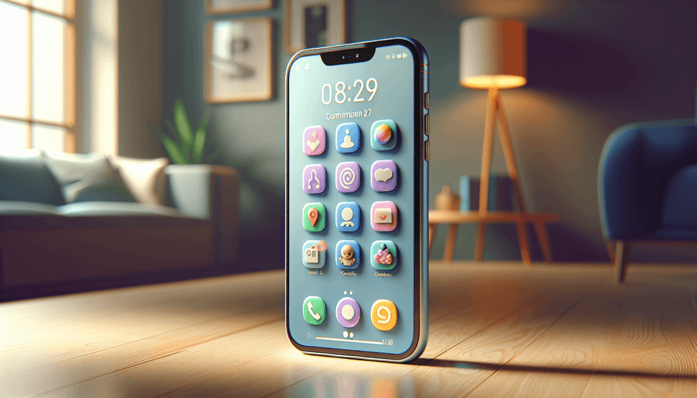 Smartphone showing WhatsApp parental control interface for child accounts