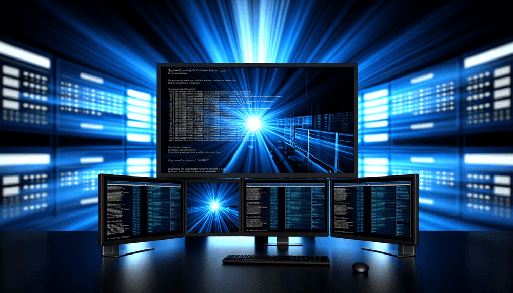 Windows security monitoring dashboard displaying system event logs and authentication errors