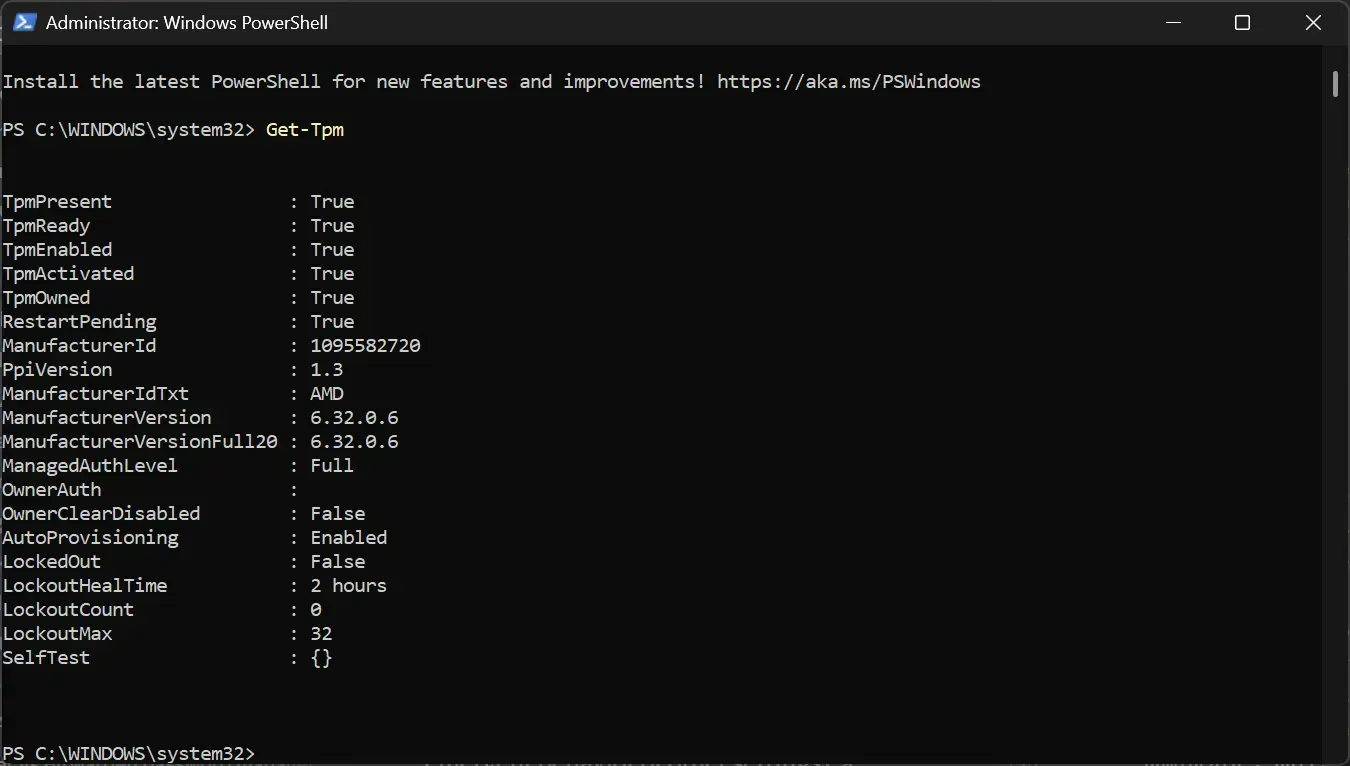 msinfo32 System Information showing BIOS Mode UEFI and Secure Boot State On